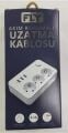 Fly 3406-01 3lü Anahtarlı 2.1A 3Usb Şarj Çıkışı 2mt Anahtarlı Akım Korumalı Priz Çocuk Kor
