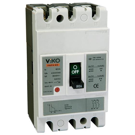 VİKO KOMPAKT ŞALTER 3X63 AMPER 25KA-VMF1-63-SN2