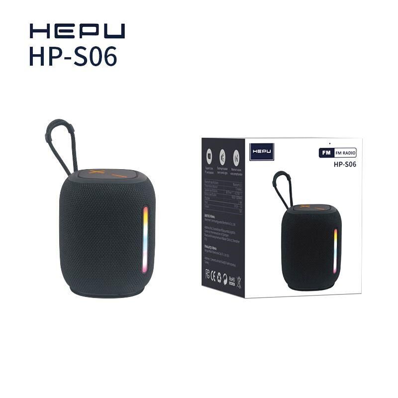 HEPU S06 BLUETOOTH USB ŞARJLI RGB IŞIKLI MÜZİK KUTUSU