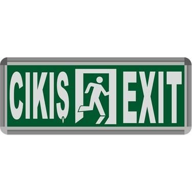 HELİOS EXİT YÖN LEVHASI ŞARJLI