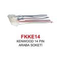 ISO SOKET FKKE14 KENWOOD 14 PİN