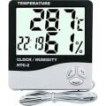 TERMOMETRE GESİ HTC-2 İÇ VE DIŞ KABLOLU ÇİFT GÖSTERGELİ