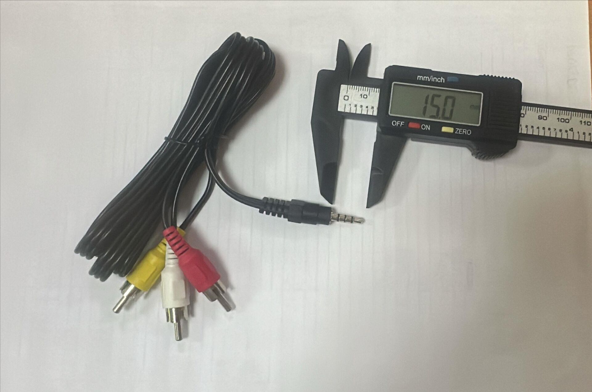 DİSCMAN KABLOSU RECEIVER 3.5 JAK + TOS 15MM KISA