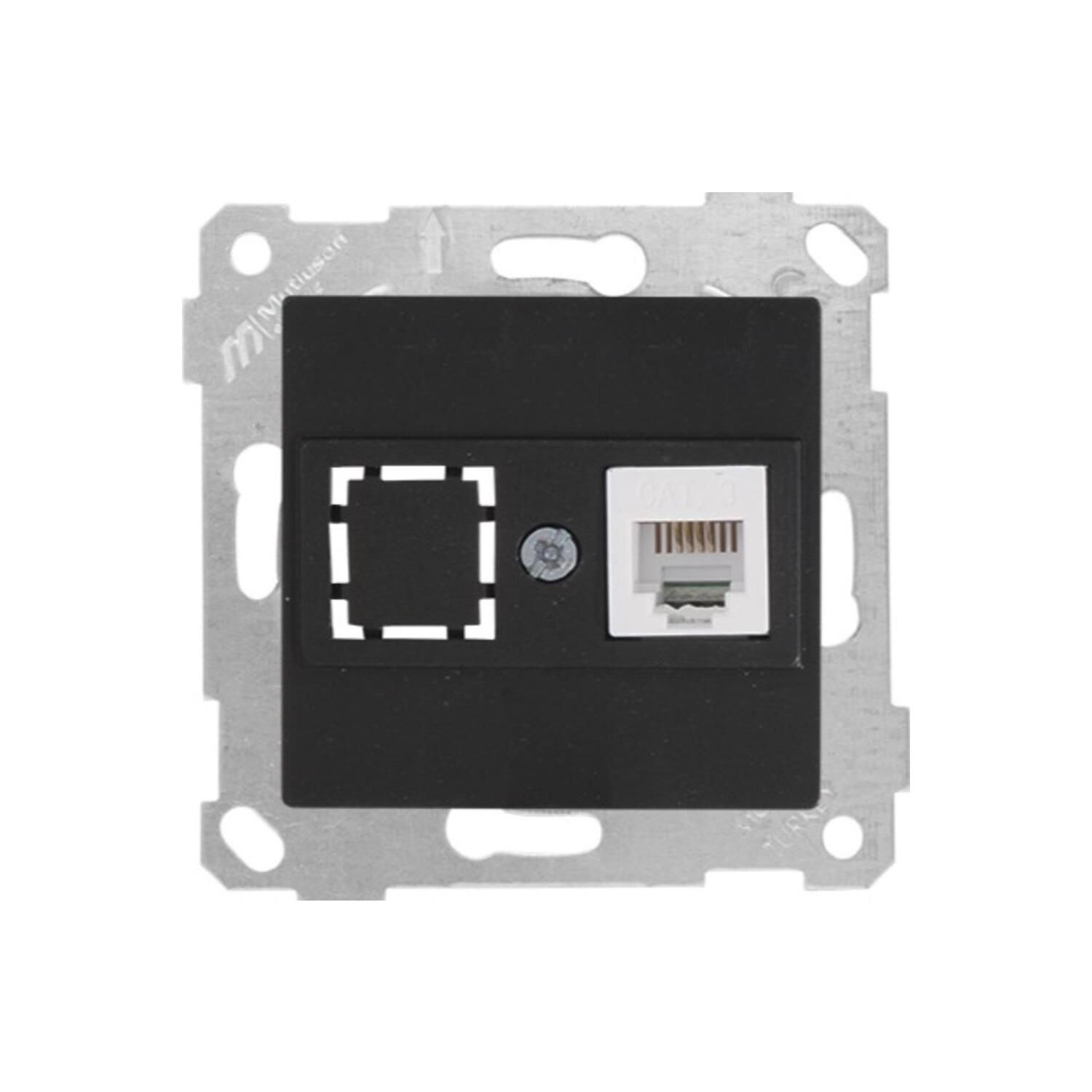 MUTLUSAN RİTA SIVA ALTI TELEFON PRİZİ SİYAH - 22001250184