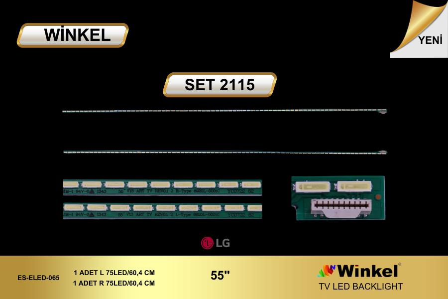 TV LED BAR 2115 2 Lİ ÇUBUK-LC550EUF-PFF1,6916L1199A-WİNKEL