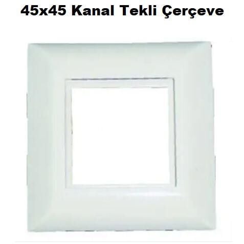 KABLO KANALI 1 Lİ ÇERÇEVE 100X50 KANAL İÇİN MUTLUSAN