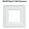 KABLO KANALI 1 Lİ ÇERÇEVE 100X50 KANAL İÇİN MUTLUSAN
