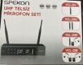 SPEKON VCL-2HB 1 EL + 1 YAKA UHF TELSİZ MİKROFON