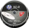 HP Blu-Ray BD-R 6X 25GB 25Li Cake Box Printable