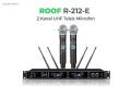 ROOF R-212 UHF 2 EL TELSİZ MİKROFON