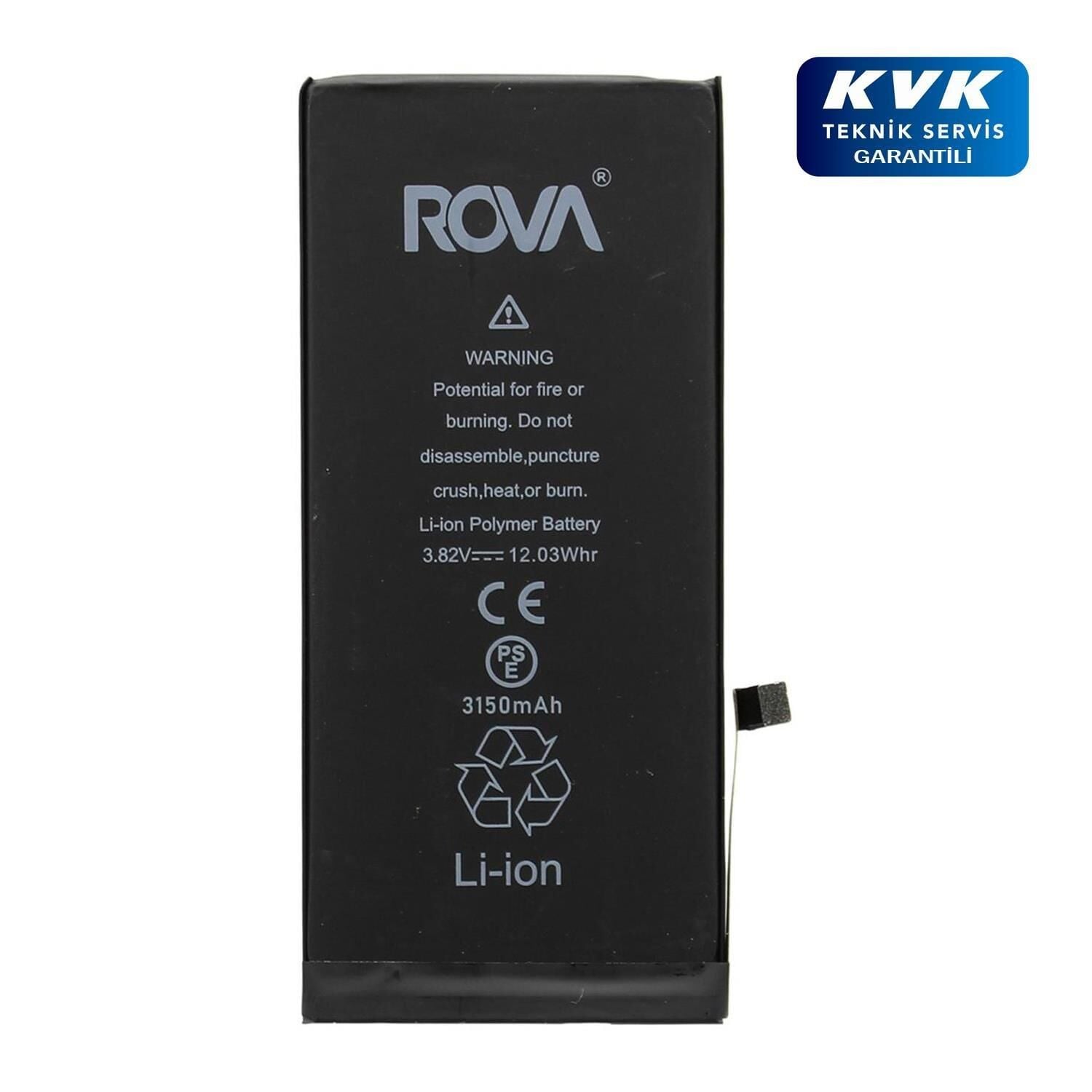 CEP TEL BATARYA İPHONE 8 PLUS ROVA  GARANTİLİ