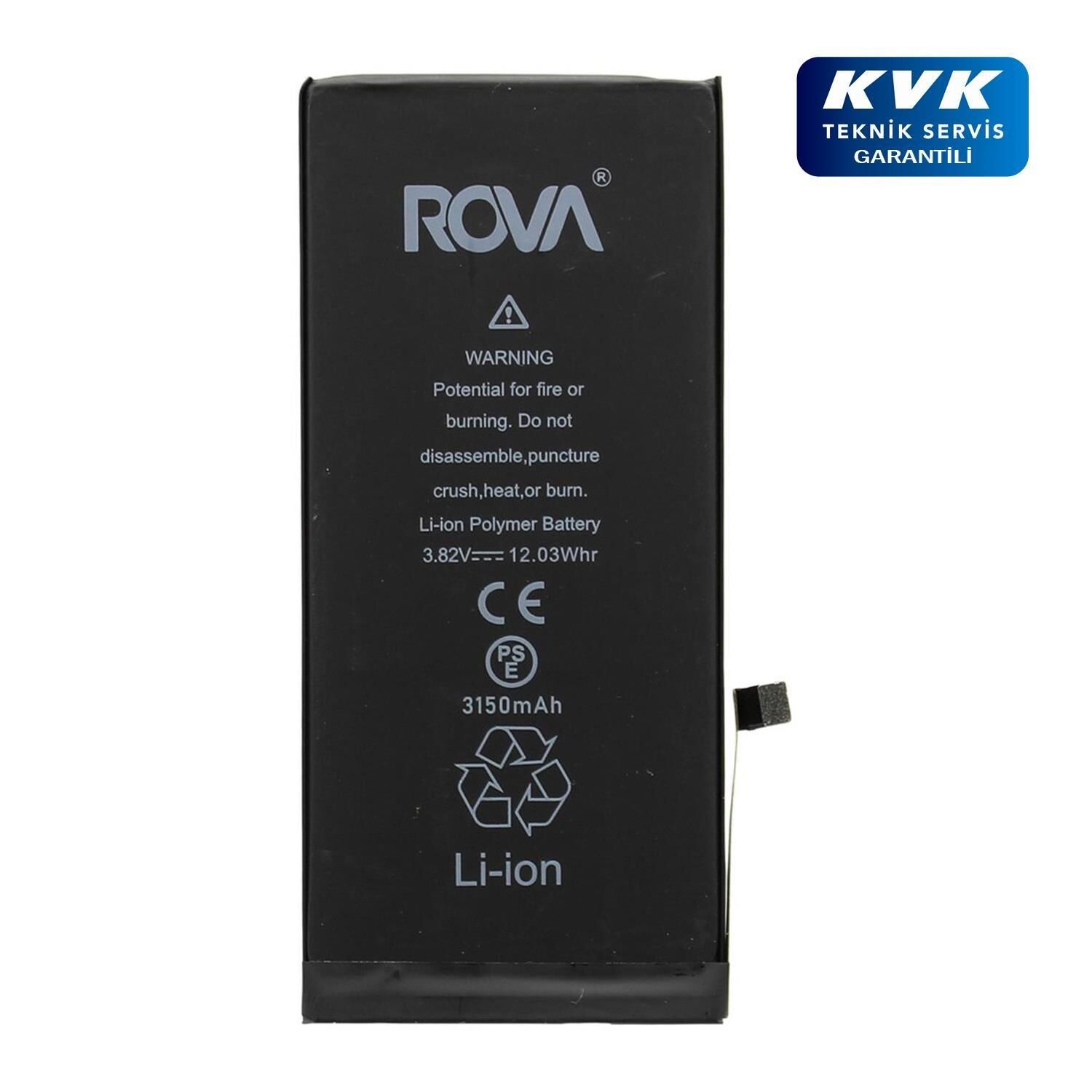 CEP TEL BATARYA İPHONE 8 PLUS ROVA  GARANTİLİ