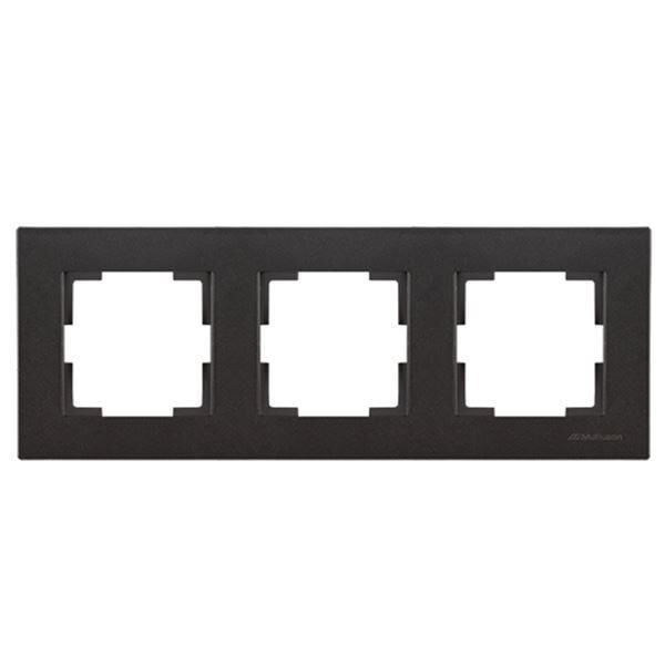MUTLUSAN RİTA 3 LÜ YATAY ÇERÇEVE SİYAH-22208001384
