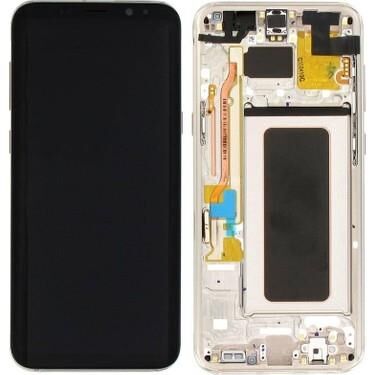 TELEFON EKRANI SAMSUNG S8 KVK SERVİS ORJİNALİ GOLD