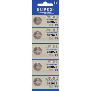 SUPEX 2025 PARA PİL 5 Lİ KART