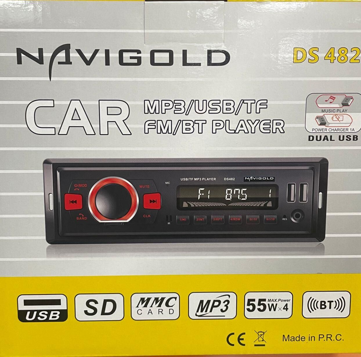NAVIGOLD DS 482 USB BLUETOOTH 4X55 WATT OTO TEYP