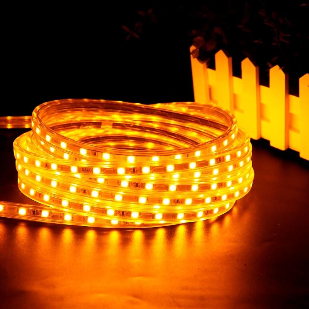 ŞERİT LED 12 V DIŞ MEKAN AMBER 3 ÇİPLİ 5 MT FİYATIDIR CATA