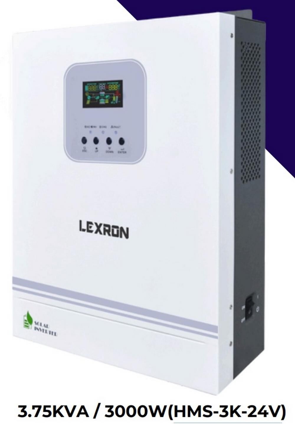İNVERTER 3 KW 24 VOLT 3000 WATT AKILLI TAM SİNÜS MPPT-LEXRON