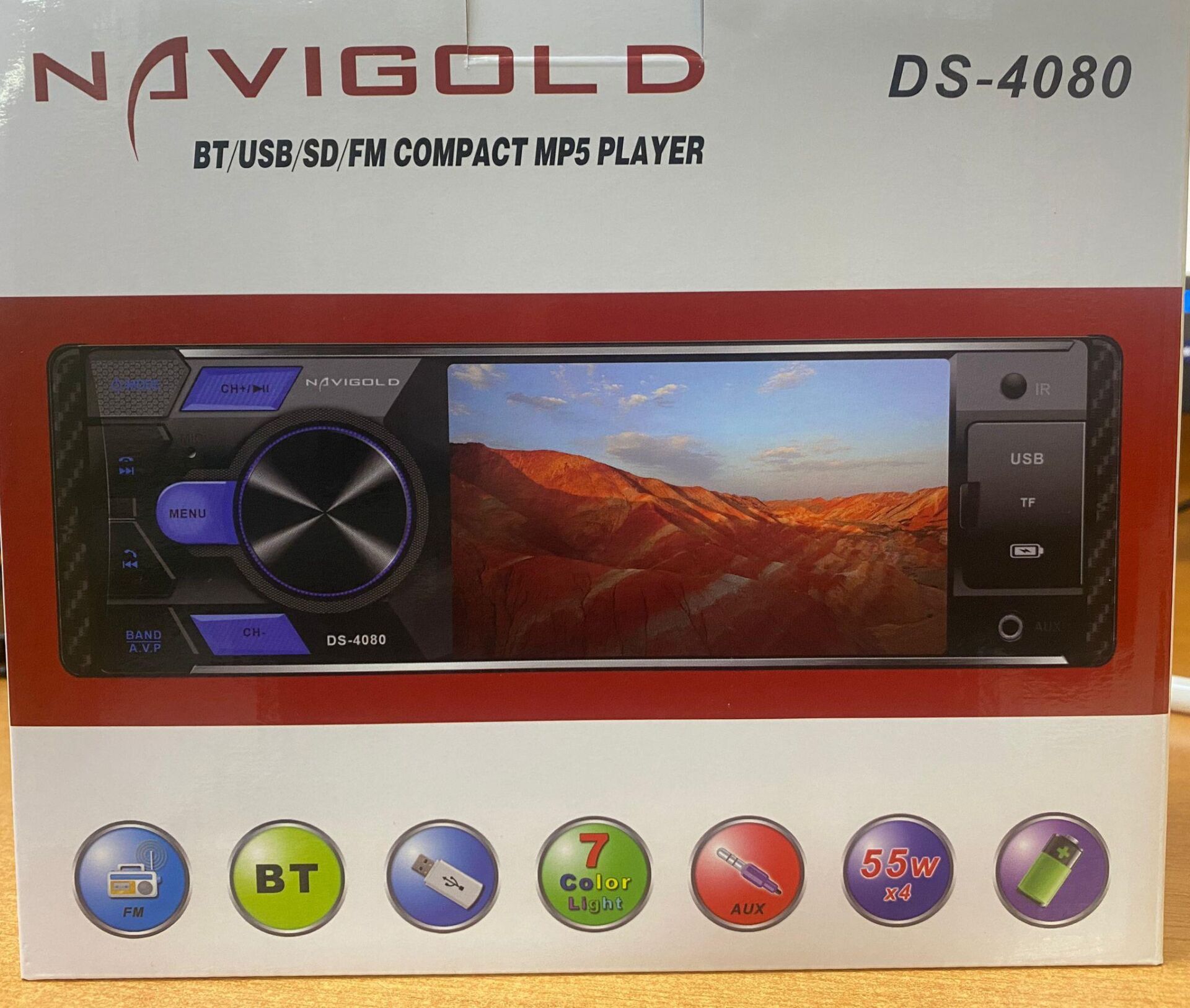 NAVIGOLD DS 4080 4'' EKRANLI USB BLUETOOTH KAMERA DAHİL VİDEO OTO TEYP