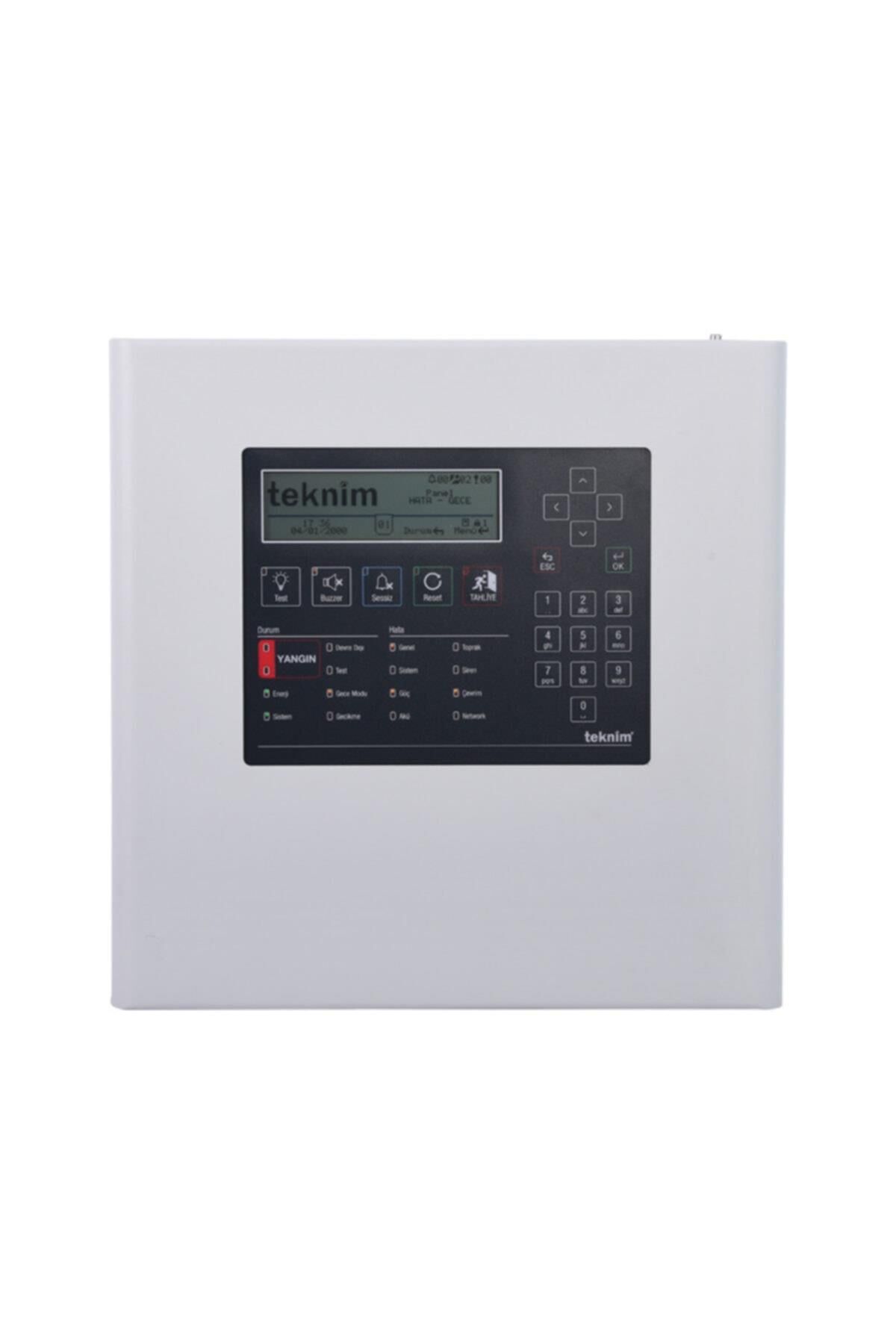 TEKNİM TFP-1214 AKILLI ADRESLİ YANGIN ALARM PANELİ NETWORK EDİLEBİLİR 4 LOOP