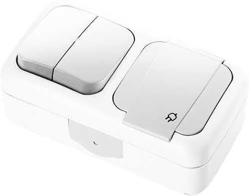 VİKO PALMİYE SIVA ÜSTÜ NEMLİYER KOMÜTATÖR+KAPAKLI TOPRAKLI PRİZ-90555482