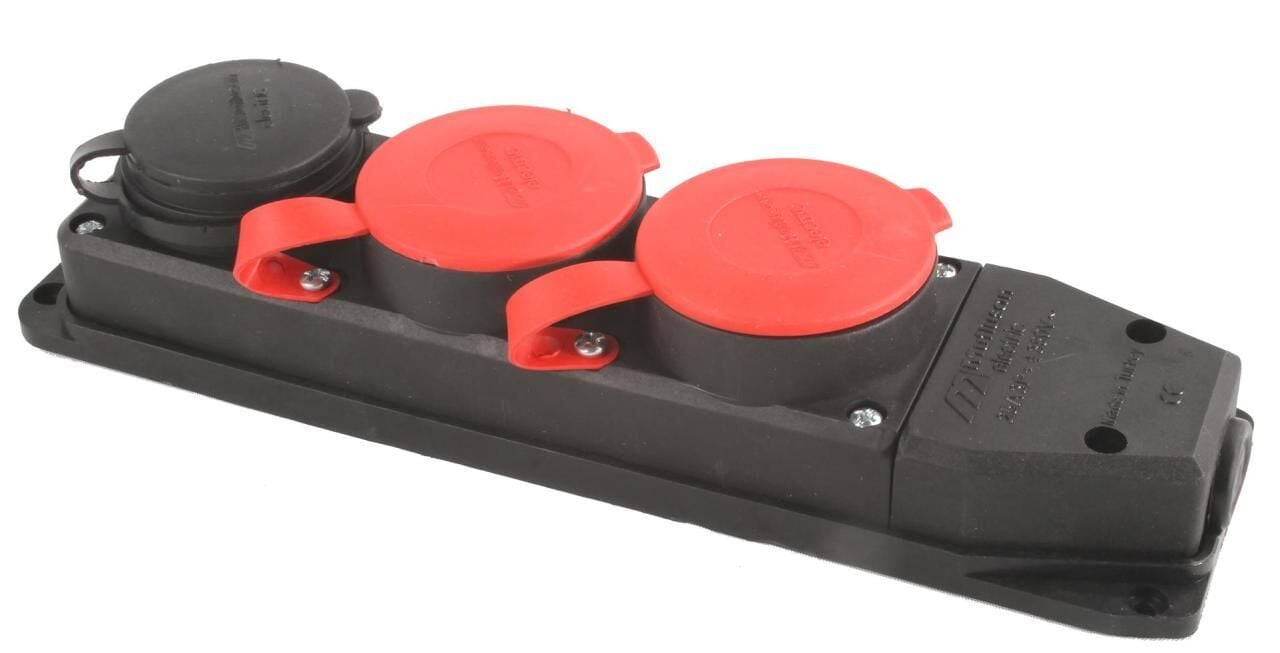 KAUÇUK PRİZ SANAYİ TİPİ 1 MONOFAZE 2 TRİFAZE MUTLUSAN-MUT-31-6