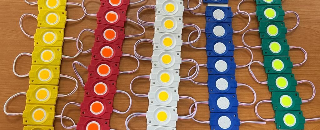 KARE MODÜL LED 12 VOLT KIRMIZI 48X36 mm