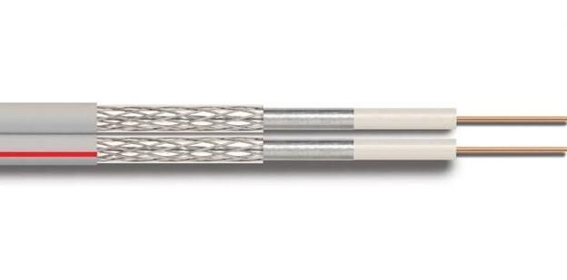 REÇBER MİNİ-U-6 TWİN 2 Lİ BİTİŞİK ANTEN KABLOSU-307096