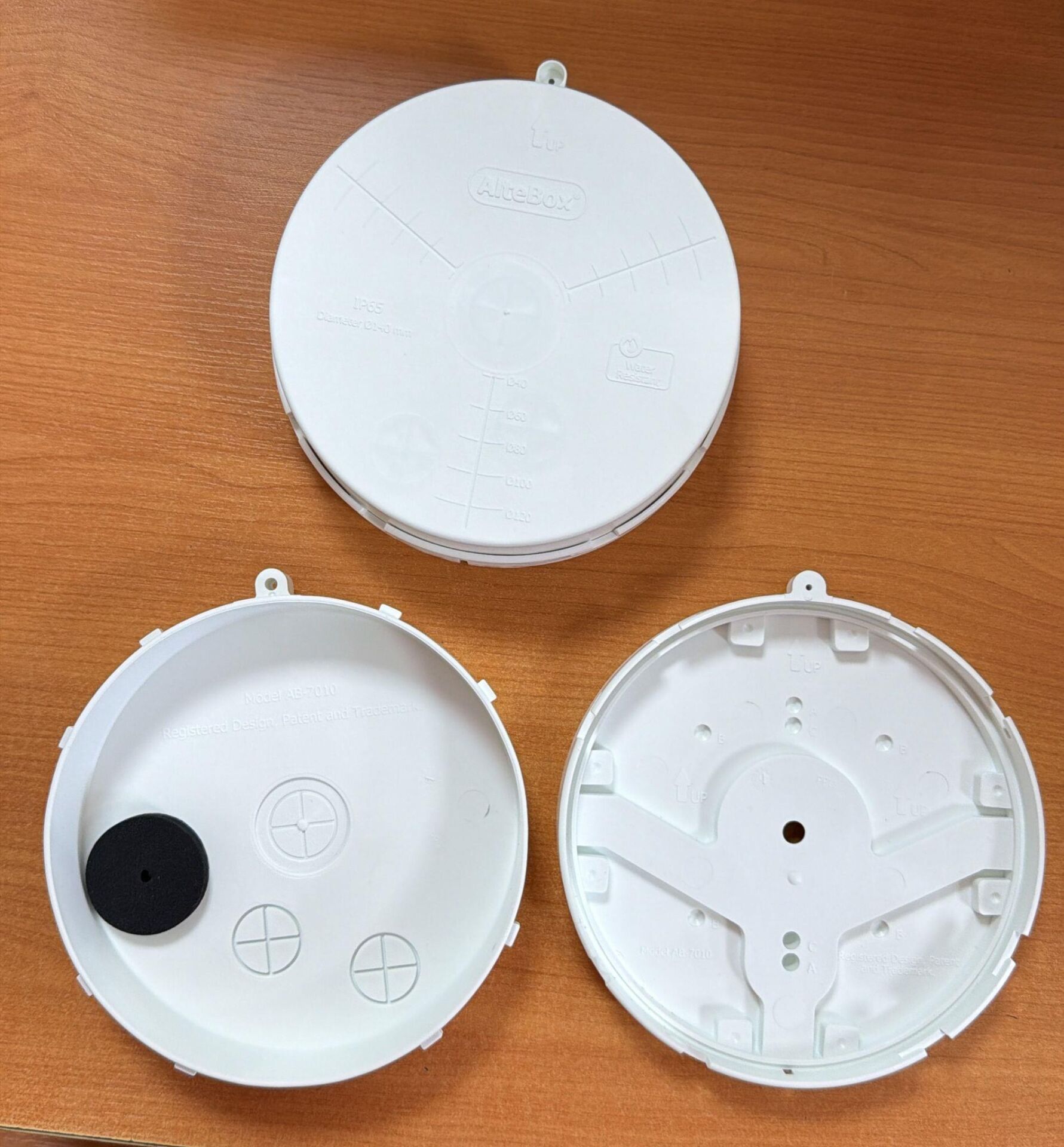KAMERA MONTAJ BUATI ALTEBOX MEGA AB-7010 15CM BEYAZ KAPAKLI KİLİTLİ ORGİNAL PP