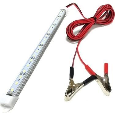 OTO SEYYAR LAMBA 30 CM MAŞALI 12 VOLT  BEYAZ