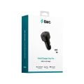 Ttec 2CKP03S SmartCharger Duo PD 60W Araç Hızlı Şarj Aleti USB-C+USB-C Siyah