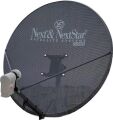90 CM NEXT ORJİNAL 0.60MM 3 KOLLU DELİKLİ SİYAH ÇANAK ANTEN