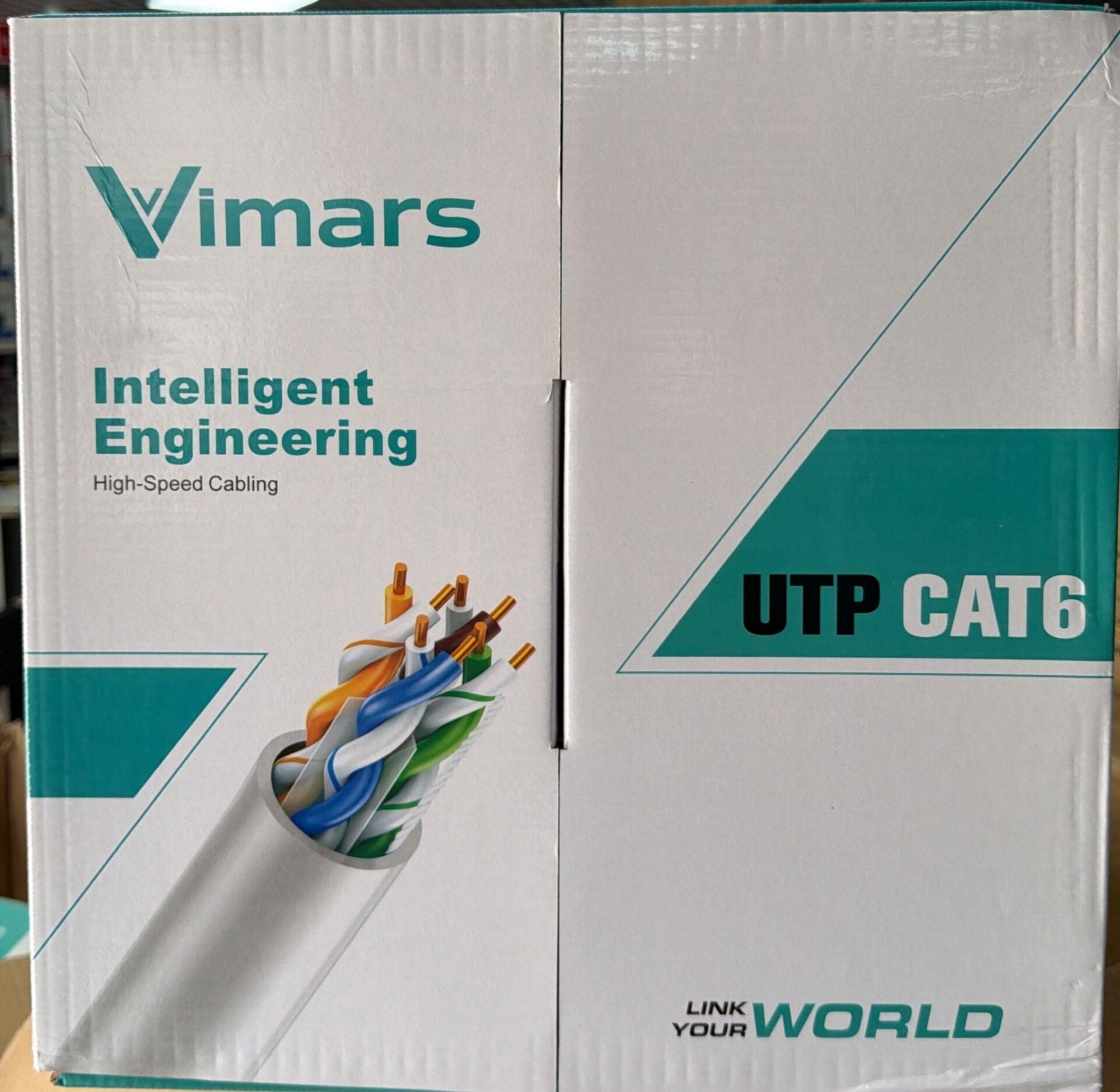 CAT 6 VİMARS 23AWG 305M İÇ MEKAN 0,50MM GRİ UTP KABLO