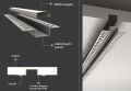 ALÇIPAN SIVA ALTI ALİMİNYUM LED PROFİLİ KAPAK DAHİL 25*13*60-1 BOY 3 mt FİYATIDIR