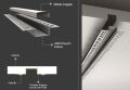 ALÇIPAN SIVA ALTI ALİMİNYUM LED PROFİLİ KAPAK DAHİL 25*13*60-1 BOY 3 mt FİYATIDIR