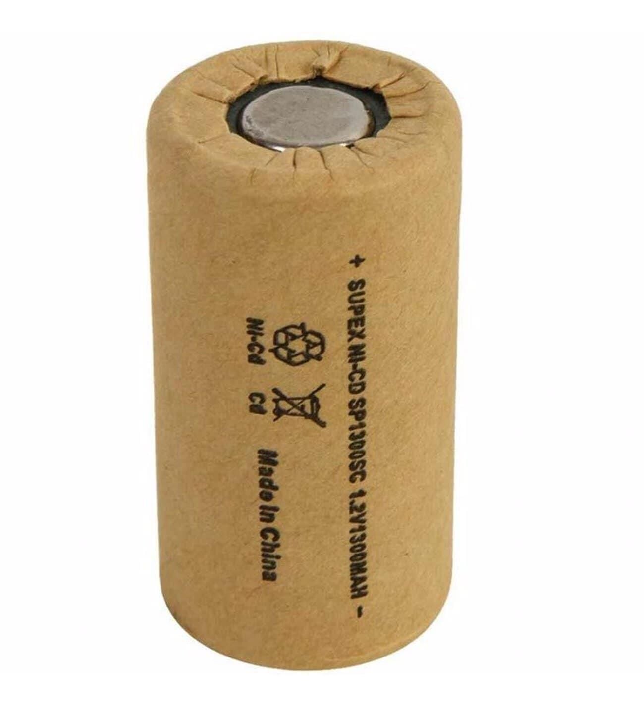 MATKAP PİLİ 1300 MA 1.2 VOLT TEKLİ SUPEX