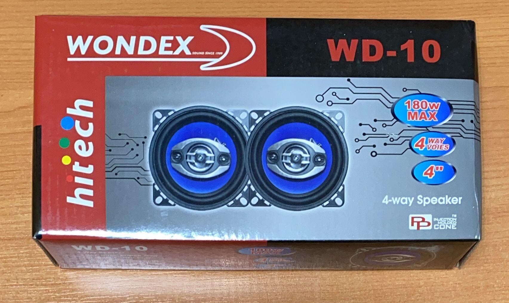 WONDEX WD-10 10CM 180WATT OTO HOPARLÖR TAKIM