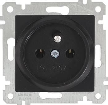 MUTLUSAN RİTA SIVA ALTI ÇOCUK KORUMALI TOPRAKLI PRİZ SİYAH - 22006050284