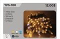 YCL YPS-100 RGB YILBAŞI SÜSÜ 10 MT 100 LEDLİ  220 VOLT EKLENEBİLİR İÇ MEKAN
