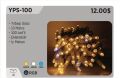 YCL YPS-100 RGB YILBAŞI SÜSÜ 10 MT 100 LEDLİ  220 VOLT EKLENEBİLİR İÇ MEKAN