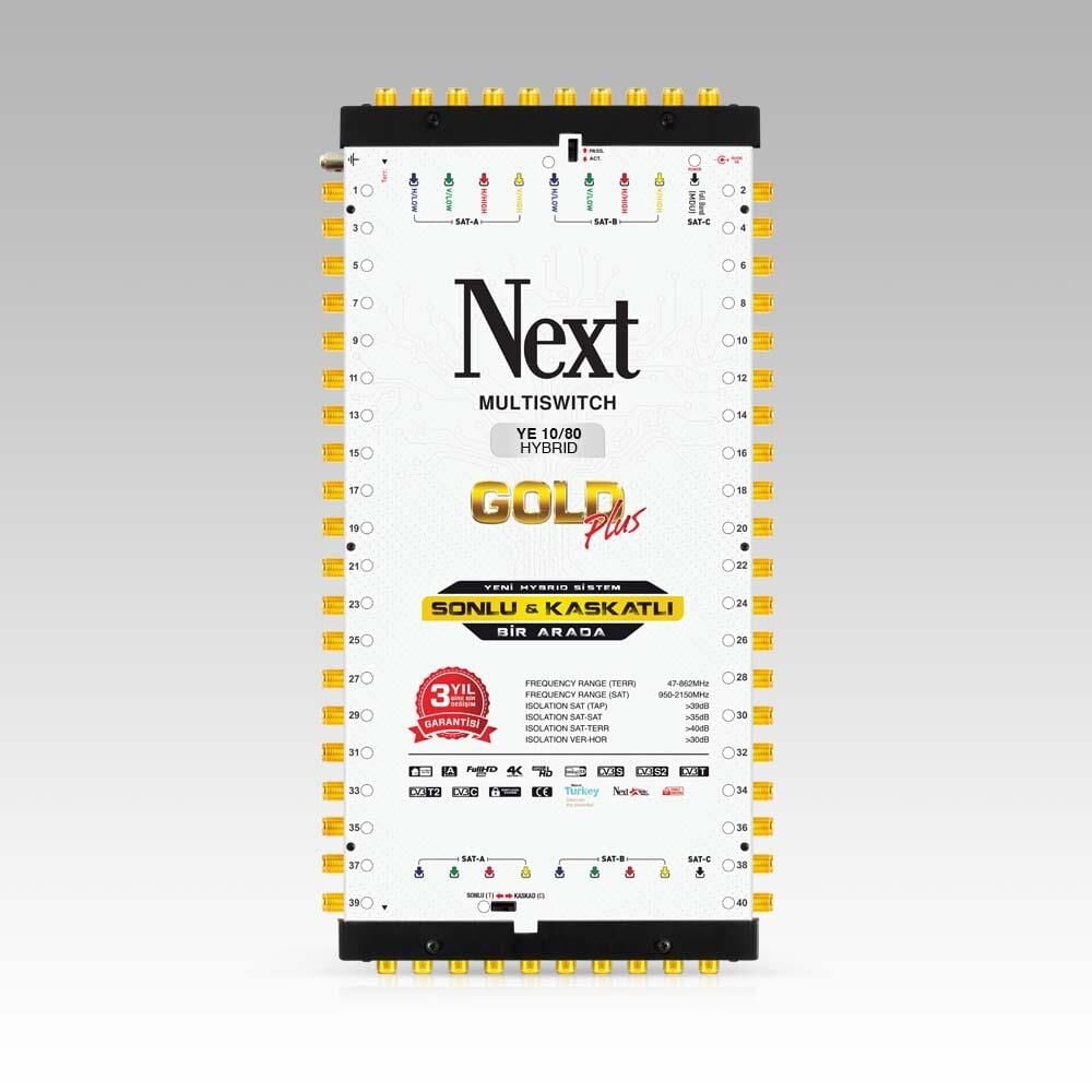 NEXT YE-10/80 HYBRID SONLU/KASKATLI SANTRAL(ADAPTÖR DAHİL)