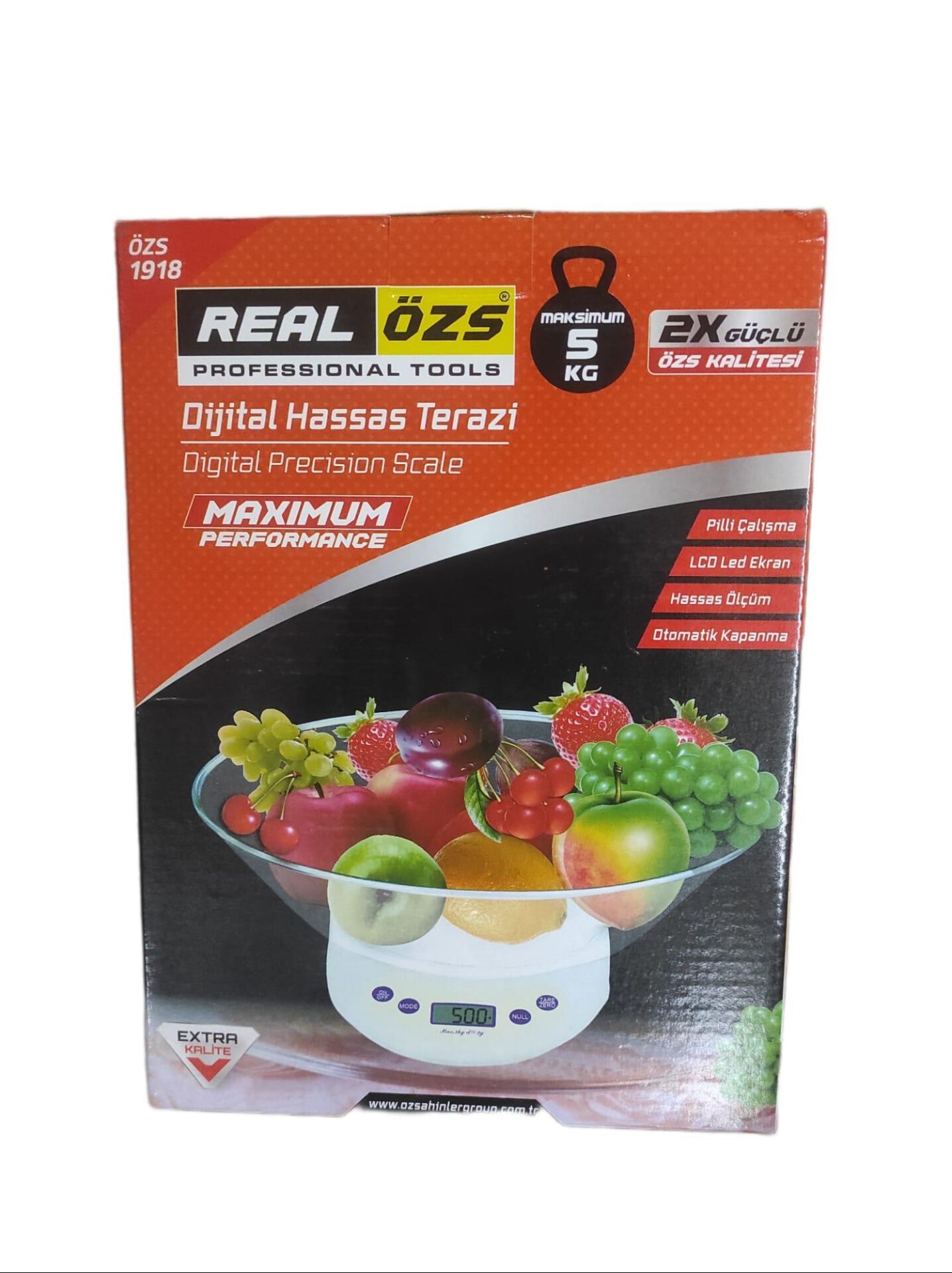 TERAZİ HASSAS REALÖZS ÖZS-1918 - 5 KG KAPASİTELİ-1GR HASSASLIK