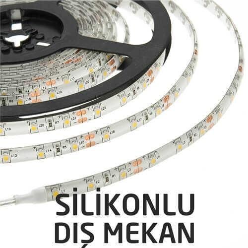 ŞERİT LED 24 VOLT DIŞ MEKAN PEMBE 5MT