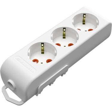 MUTLUSAN 3 LÜ KABLOSUZ KLEMENSLİ PRİZ BEYAZ