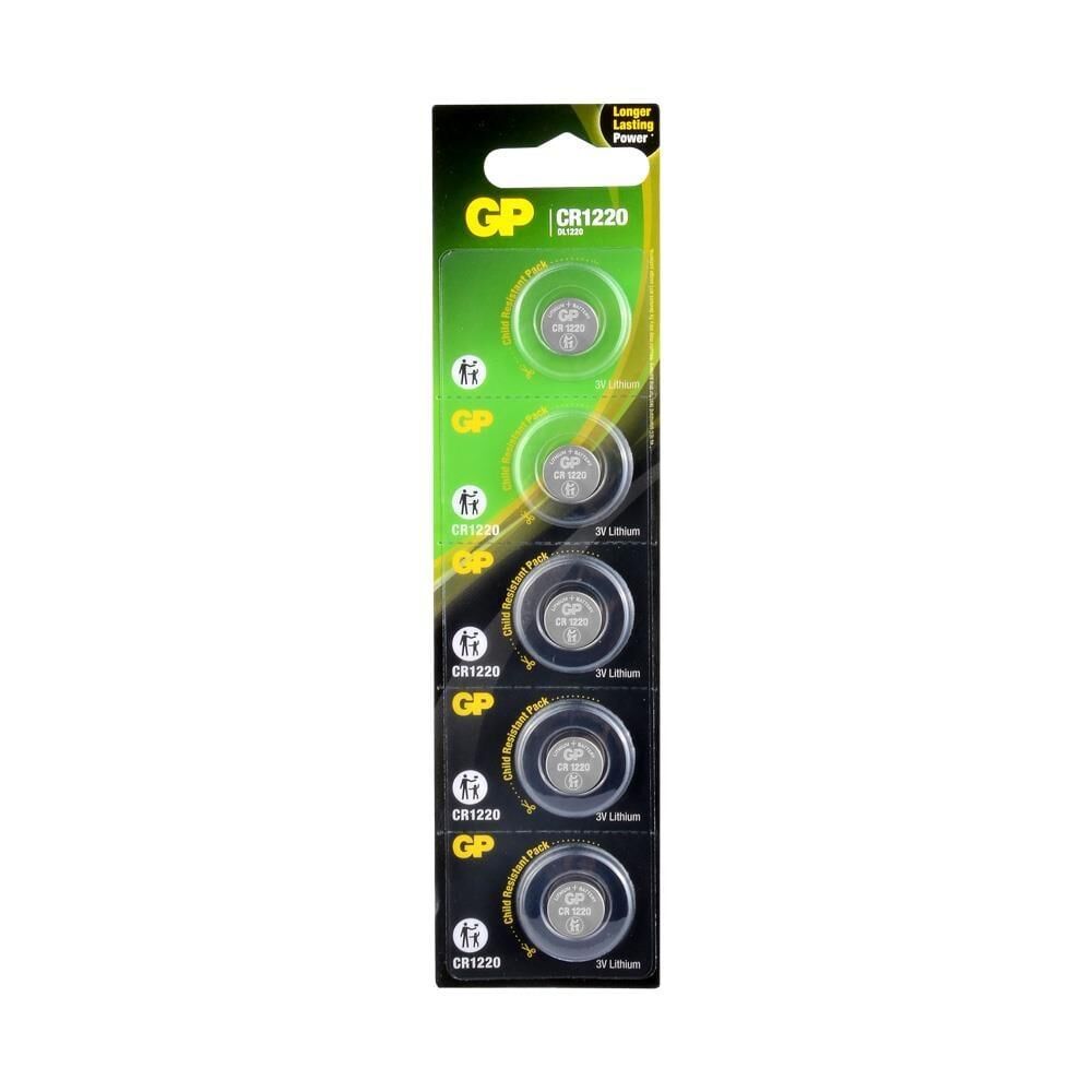 GP CR 1220 PARA PİL 5 Lİ KART