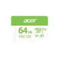 Acer MSC100 64GB microSD Hafıza Kartı U3 V30 A1 Aksiyon Kamera & Güvenlik Kamerası Uyumlu