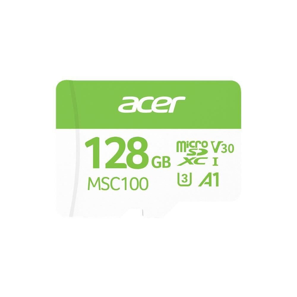 Acer MSC100 128GB microSD Hafıza Kartı U3 V30 A1 Aksiyon Kamera & Güvenlik Kamerası Uyumlu