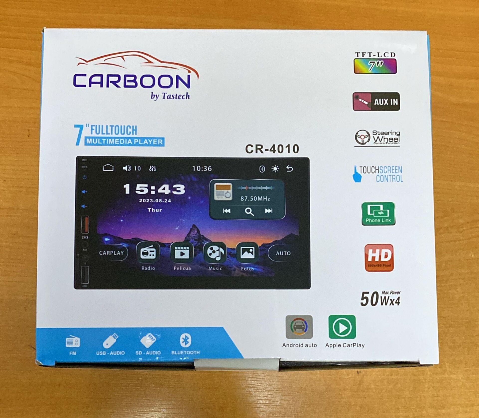 CARBOON CR-4010 7'' DOUBLE CARPLAY OTO TEYP