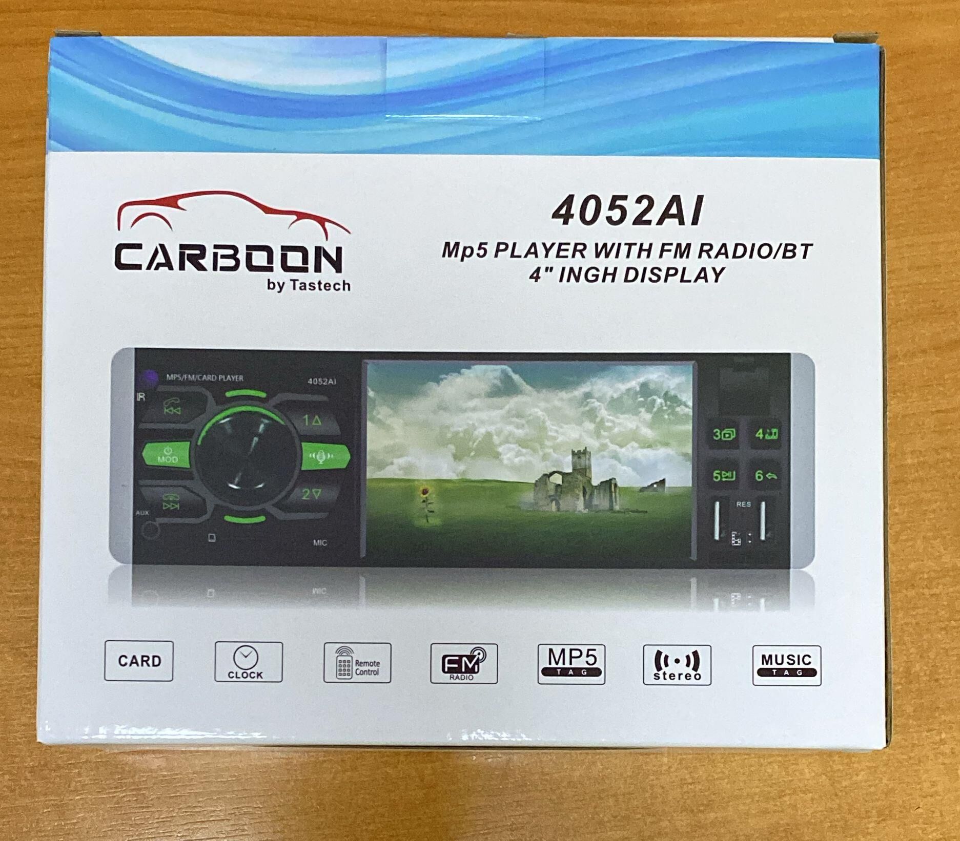 CARBOON 4052AI 4.1'' VİDEO DESTEKLİ BLUETOOTH USB OTO TEYP