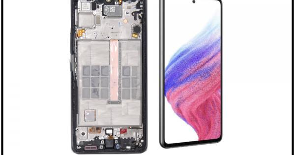 TELEFON EKRANI SAMSUNG A53 A536F ÇITALI SERVİS ORJİNALİ TURUNCU